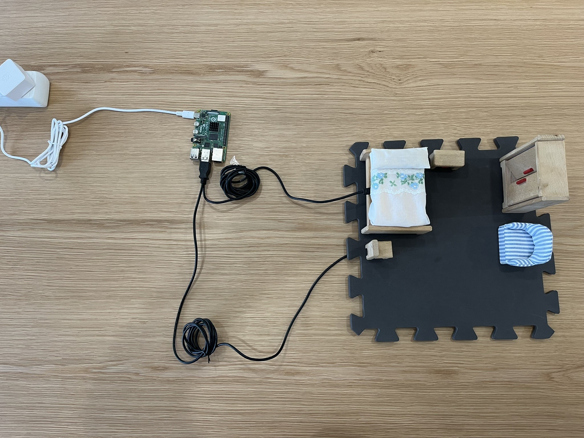 Complete system with all components connected